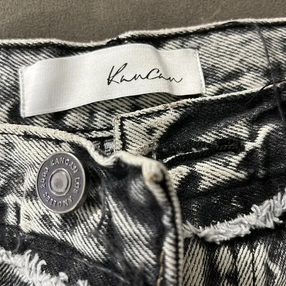 Kancan 5/26 acid wash jogger jeans 5 pockets zipperfly 100% cotton - Picture 4 of 12